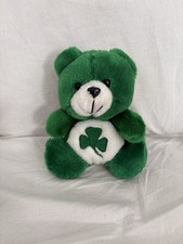 Peluche ours vert et blanc
