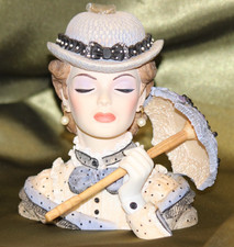 Cameo Girls Eve 1865 "Parasol Perfect" Edition 897/1500 Lady Head Vase