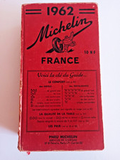 ANCIEN GUIDE MICHELIN  1962