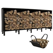 Outsunny Porte-bûches