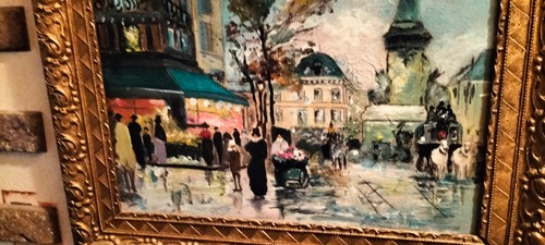 Beau tableau vue paris - tableau,