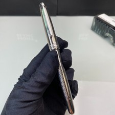 Montblanc Silver Classique Luxury Rollerball Pen 163 New With Box Refill