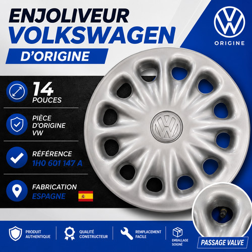 Enjoliveur volkswagen golf - enjoliveur, 3