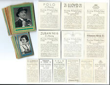 1937 Bunte Filmbilder Series 2 Film Star Tobacco Cards, You Pick