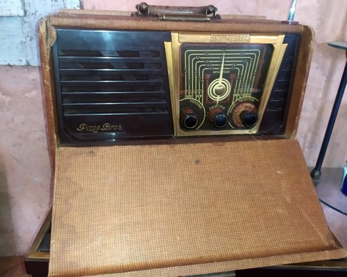 Ancien poste radio pizon - radio, bros