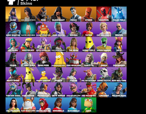Compte fortnite peaux - 54, |