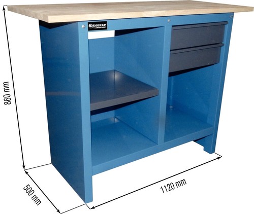 Etabli atelier plateau bois - etabli,