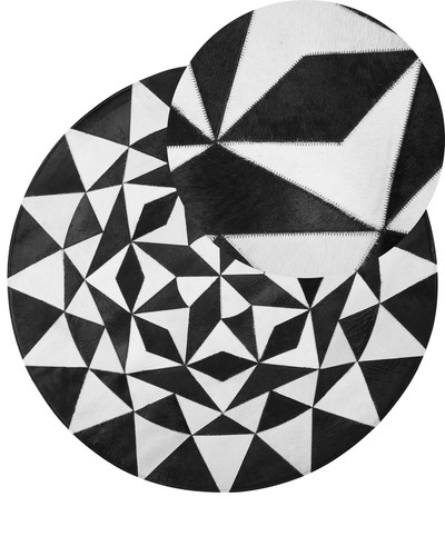 Beliani tapis rond - -,