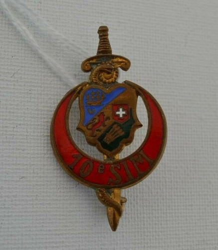Insigne metal section d - 10,