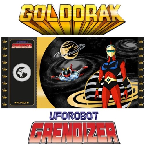 Goldorak actarus golden ticket - golden,