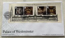 GB QEII 2020 Palace Of Westminster Minisheet RM FDC London SW1 Big Ben Clockface