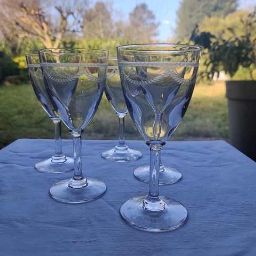 Petits verres anciens verre - petits, en