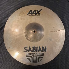 Sabian AAX X-Plosion 17” Fast CrashCymbal / Cracked/ See Pics