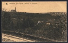 CPA Maredsous, Chateau Disclèe et Monastère des Bènèdictines 