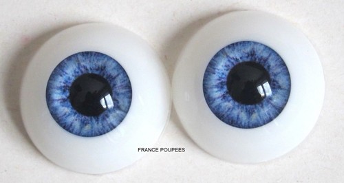 Yeux 20mm demi rond - yeux,