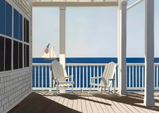 Véranda côtière vue art