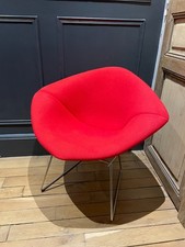 fauteuil diamond Harry BertoÏa Knoll rouge