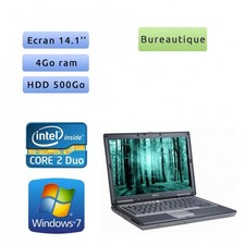 Occasion - Dell Latitude D630 - Windows 7 - C2D 4GB 500GB - 14.1 - Ordinateur Po
