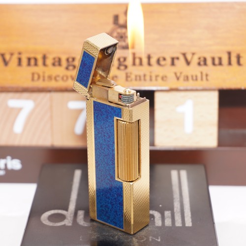 Briquet dunhill vintage bleu - dunhill,