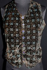 Rare Gilet En Velours Coupé