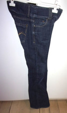 Jean femme bleu Slim à patte