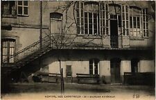Old postcard Lyon - Hopital des Chartreux Exterior Staircase (426523)
