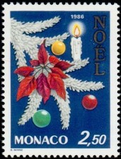 MONACO N° 1555 "NOEL, BRANCHE
