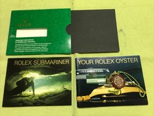 Rolex Vintage 1989 Submariner Booklets Set. USA English +tags❗️16610;5513;16660;
