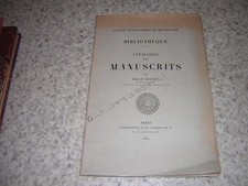 1920.catalogue manuscrits