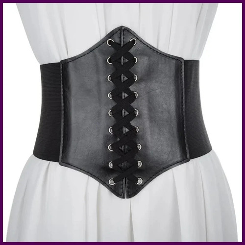 Nouveau corset punk noir