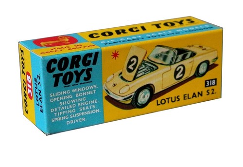Corgi toys boîte box - , repro