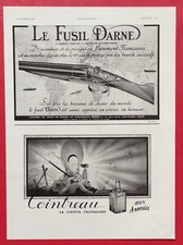 Publicité Liqueur COINTREAU aux armées  ill Jean A MERCIER & Le Fusil DARNE 1939