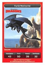 Carte Carrefour Dreamworks - Dragons - Furie Nocturne  N°124
