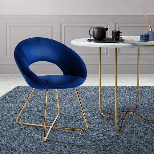 Chaise salon bleu - salon,