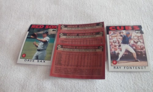 1986 topps baseball part set - baseball,