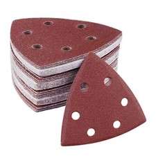 Papier Poncage pour Ponceuse Triangulaire 72 Feuilles Abrasives Papier de Ver...