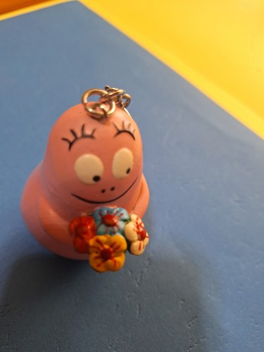 Figurine barbapapa porte clés - figurine, porte-clés