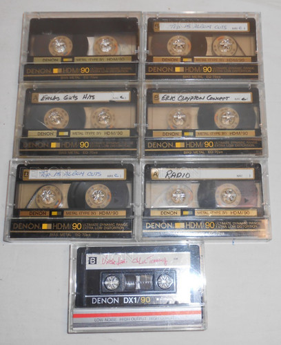 Lot set denon - lot, cassette
