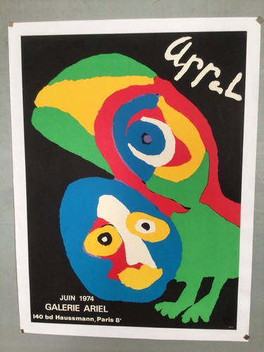 Karel appel affiche originale - karel,