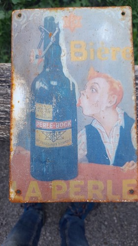 Plaque tole publicitaire - plaque,