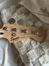 Fender Squier Precision P Bass Guitar Neck 4 String w/ Tuners - nice shape