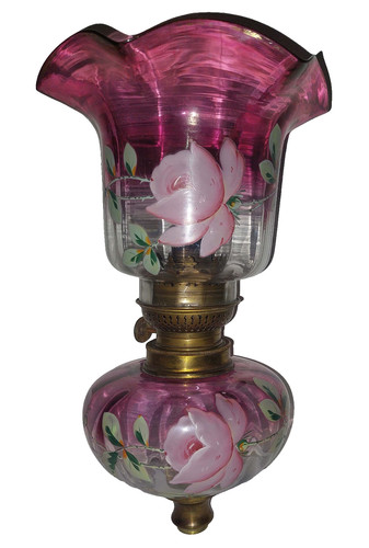 Lampe petrole tulipe - lampe,