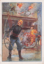 Chromo thème Sapeurs Pompiers