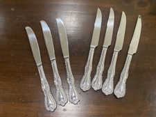 Reed & Barton LOUIS PHILIPPE Select Stainless Flatware Steak & Dinner Knives (7)