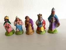 5 santons anciens Paul Fouque