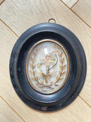 Ancien cadre souvenir fleurs - souvenir,