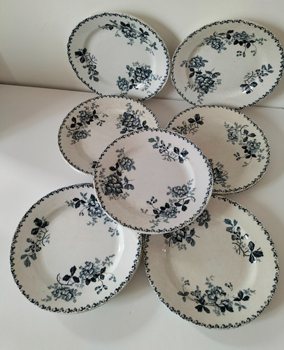 Ensemble assiettes plates - 10,