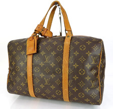 Authentic LOUIS VUITTON Sac Souple 35 Monogram Tote Duffle Bag #61580