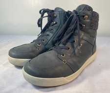 LOWA Insulated GTX Ankle Boots Men's Leather Waterproof Side Zip - US 9