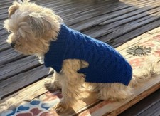 Pull Chien Pour Petit Chien, Chiot Dos 25cm /  25 x 25 cm  Choix de Couleur